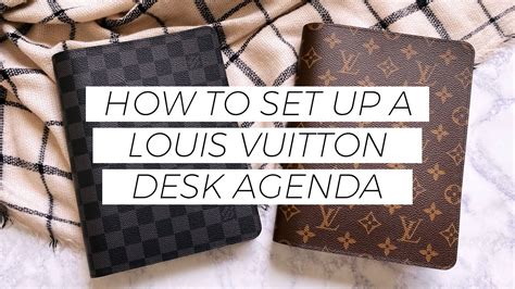 louis vuitton desk mat|louis vuitton desk agenda refill.